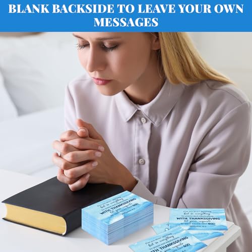 200 Pcs Blank Prayer Request Cards 3x4, Stylish Style, Blue - color: Blue, size: Stylish Style