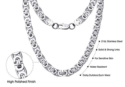 Mens Stainless Steel Silver Gold Jesus Cross Pendant Necklace Chain Bracelet Set Jewelry 45/50/55/60/65/70/75cm - style: Style 01-Silver Tone