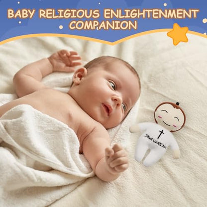 free-space Jesus Plush Doll Christ Religious Figure Toys for Boy Girl Christening Gift (Jesus (Small)) - color: Jesus (Small)