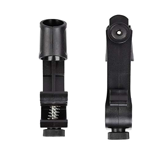 Adjustable Drum Rim Mic Clips, Microphone Mount Clamp (Pack of 2)