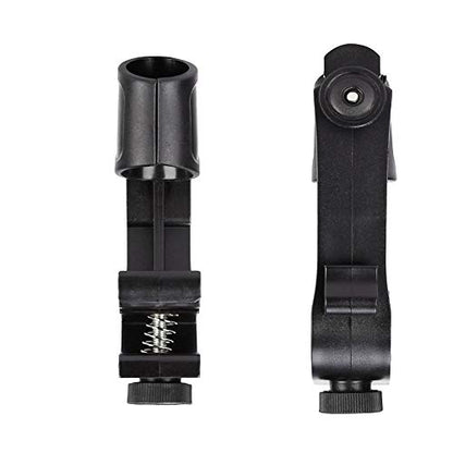Adjustable Drum Rim Mic Clips, Microphone Mount Clamp (Pack of 2)
