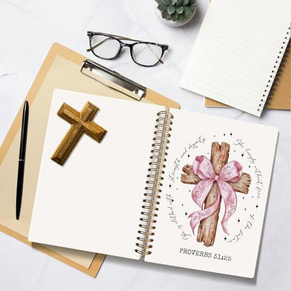 Church Notes Bible Journal for Women Proverbs 31 Christian Gifts - color: Proverbs 31:25