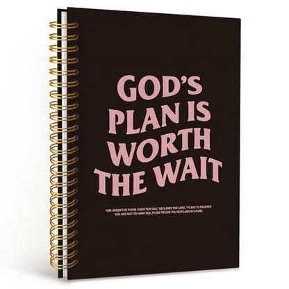 Christian Spiral Notebooks,Bible Verse Prayer Journal for Women - color: God
