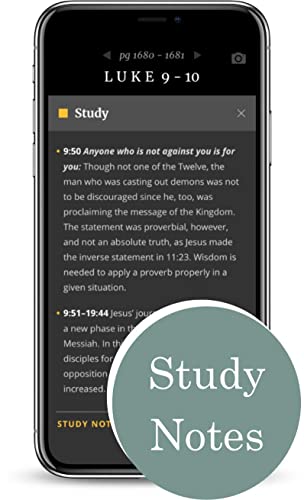 NLT Compact Zipper Bible, Filament Enabled (LeatherLike, Charcoal Patch, Red Letter)