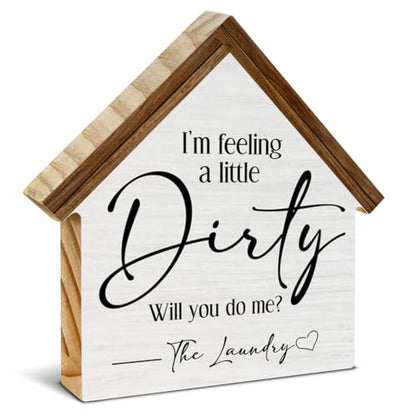 Funny Laundry Room Decor, I'm Feeling a Little Dirty House - color: Dirty