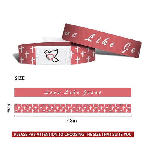 Christian Bracelet - Daily Bible Verse Bracelets For Women (Pink) - color: Daily Bible Bracelet Pink