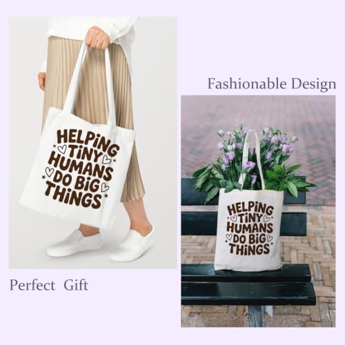 Chicimln Teacher Appreciation Gifts Tote Bag, Kindergarten Preschool Teacher Gifts Canvas Tote Bags - color: Teacher Gift 07