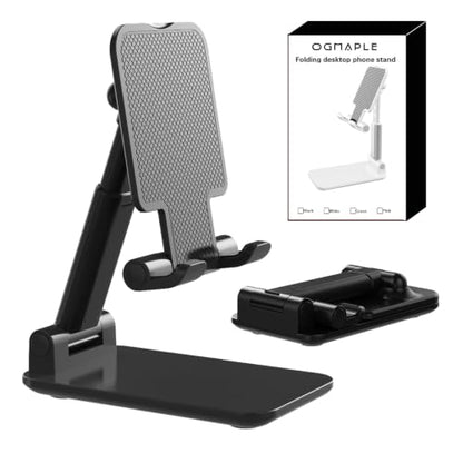Phone Stand for Desk Cell Phone Holder Stands for iPhones, Black - color: A-Black