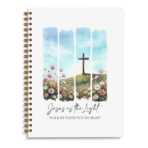 Bible Journal for Women, Gifts for Christian Women Girls, Birthday Present - color: Jesus is the Light