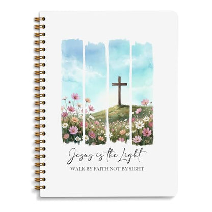 Bible Journal for Women, Gifts for Christian Women Girls, Birthday Present - color: Jesus is the Light