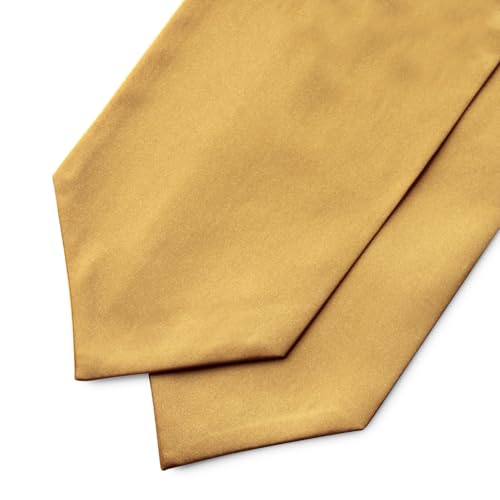 Premium Choir Traditional Stole - Solid Color - Satin - Unisex - color: Antique Gold