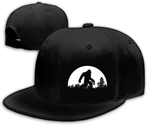 Chef Hat Flat Bill Hats for Men Funny Double Knives Kitchen Adjustable Baseball Cap Snapback Hat for Women - color: Big Foot