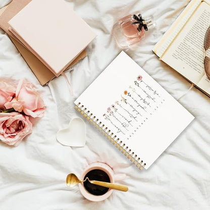 Christian Journal Notebook, Bible Notebooks for Note Taking for Women, Christian Bible Gifts for Women, Scripture Journals, Galatians 5:22-23 Religious Journals 5.5x8.3 Inch - color: 5:22-23