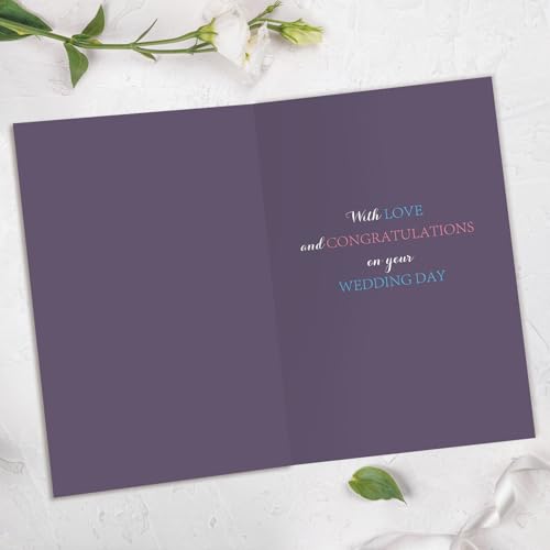 Wedding Card for Bride and Groom, Congratulations Card, Wedding Gifts for Newlyweds - color: SK-094