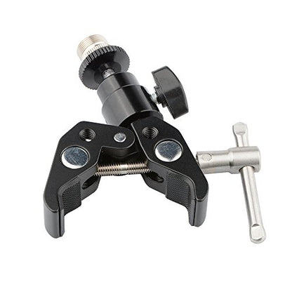 CAMVATE Crab Clamp Articulated 1/4 Mini Ball Head for Microphones - 1465 (Pack of 4) - size: Mini (Pack of 4)