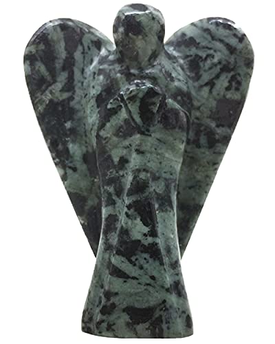 Nelson Creations 2 Inch Chinese Writing Stone Guardian Angel Figurine - color: Chinese Writing Stone