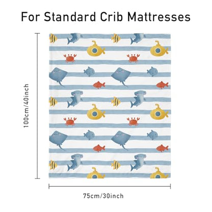 Fleece Baby Blankets for Girls & Boys, Infant Toddler Blanket - color: Blue Ocean
