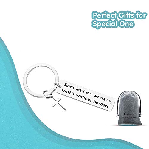 Xiahuyu Christian Keychain - Bible Verse Baptism & Communion Gift - Inspirational Religious Gifts for Women & Men - color: Christian-4