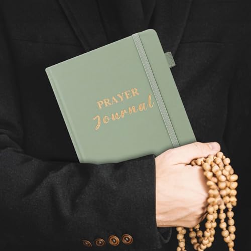 Prayer Journal for Women - 60 Weeks Bible Journal with Prompts, Verse - color: Green