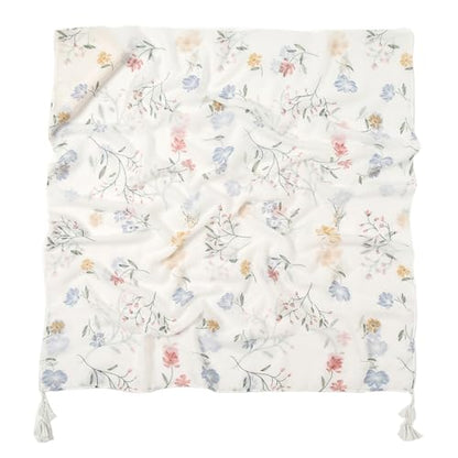 Yeieeo Boho Scarf for Women Lightweight Floral Printed Scarf Fall Winter Fashion Fringed Shawl - color: Floral 31