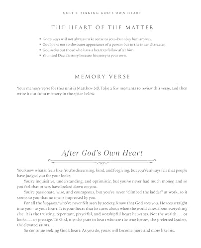 Seeking After the Heart of God for 52 Weeks: A Bible Study on the Life of David