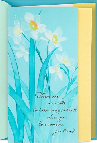 Hallmark Sympathy Card (Strength and Comfort) - size: 5 inches x 7.2 inches, style: There Are No Words