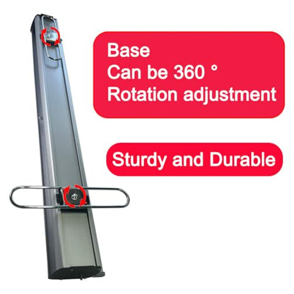 Standard Retractable Banner Stand with Carrying padded Canvas Bag and Box (Stand Only) (33.5"x80")(1 UNIT)