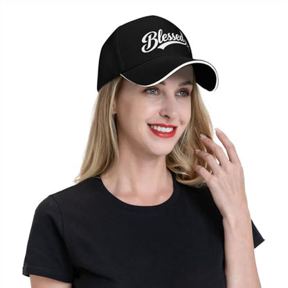 Jesus Baseball Cap for Men and Women Adjustable Christian Trucker Hat Fashion Cross Golf Hat - color: Jesus Blessed Nail Cross Christian