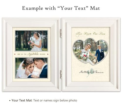 Wedding Frame, Wedding Gift for Couple, 7 Mats for 3.5x5, 4x6 & 5x7