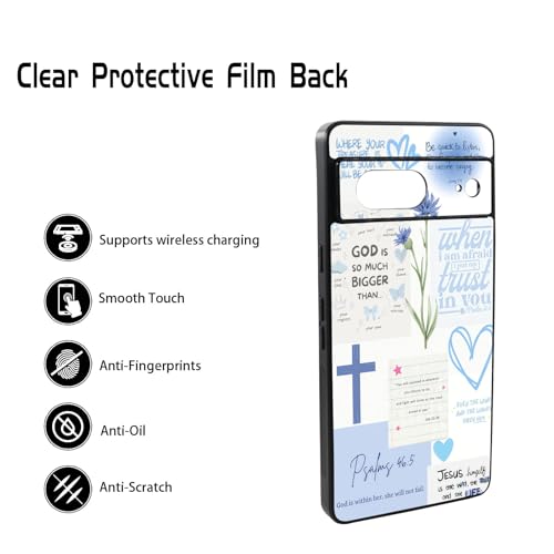 Bible Verse Phone Case Shockproof Protective Christian Jesus Phone Cover for Google Pixel 7 - color: Christian, size: Google Pixel 7