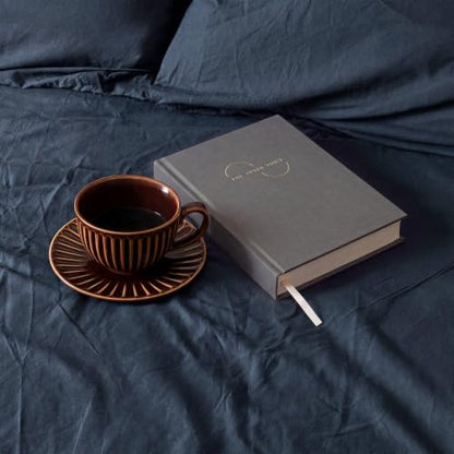 THE INNER VOICE Guided Journal for Women & Men, 365 Prompts for Self Care - color: Charcoal Gray