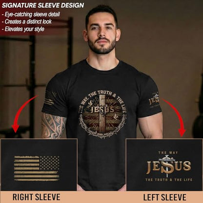 I Can't But I Know A Guy Shirts, Religious Shirts for Men - color: Ds04-black, size: Large