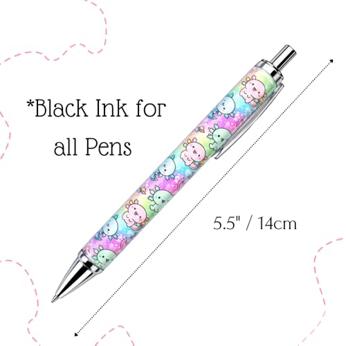 Axolotl Wrap Pens 8PC – Cute Pens for Men Women Perfect Gifts Party Treats Christmas Holiday Birthday Basket Fillers Fun Office Essentials Diary Bag Bulk Stationery Set For Friends Coworkers Teachers - style: Axolotl
