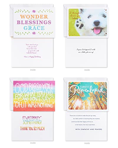 American Greetings 41-Count All-Occasion Religious Card Pack, Assorted Inspirational Designs - color: Deluxe Religious