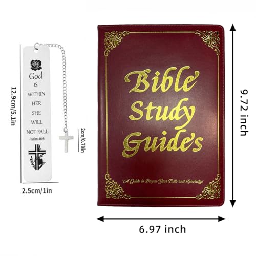 Bible Study Guide for Women - 66 Pages Journal with Summaries & Guides