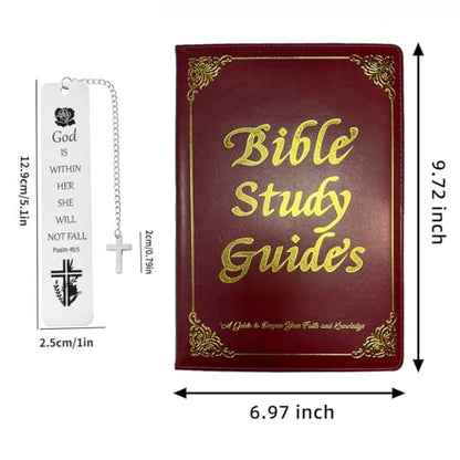 Bible Study Guide for Women - 66 Pages Journal with Summaries & Guides