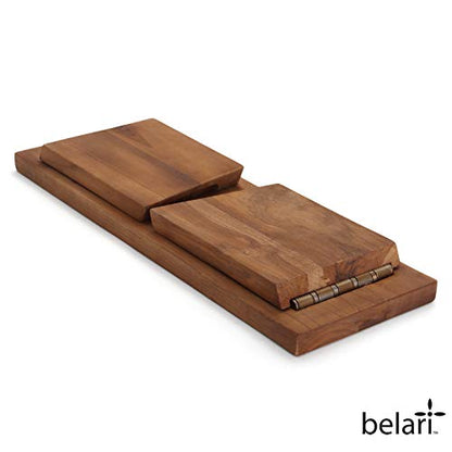 Teak Meditation Bench - Meditation Seat - Meditation Stool - Kneeling Meditation Chair - Portable Folding Meditation Bench - Seiza Yoga Meditation Bench - Prayer Bench (Teak) - color: Teak
