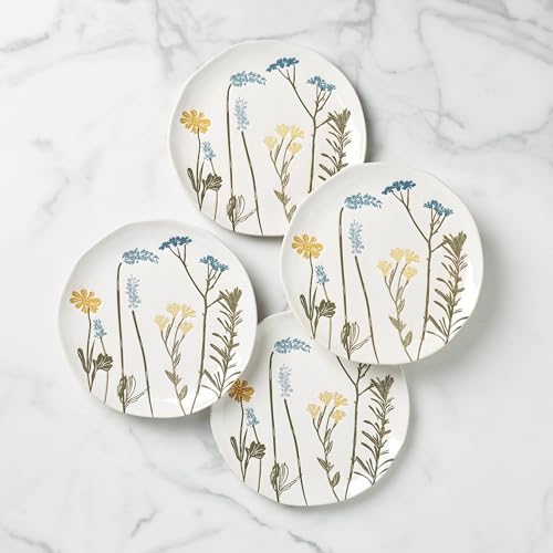 Lenox 896608 Wildflowers Accent Plates, Set of 4 - style: Accent Plates, Set of 4