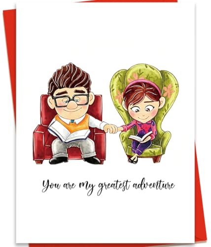 fancu Romantic Anniversary Card Gift for Husband Wife - color: ZC-058