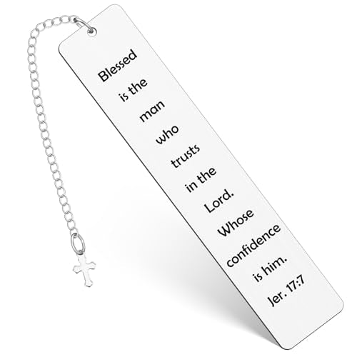 Christian Bookmarks Bible Verse Book Marker for Reading Christian Gifts for Men Women Inspirational Bookmarks for Book Lovers Reading Books Accessories Religious Baptism Gifts for Girls - color: Religious Fund 2