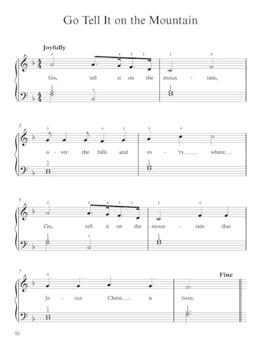 A Treasury of Christmas Songs for Solo Piano: For Beginner & Intermediate Level (Dover Classical Piano Music For Beginners)