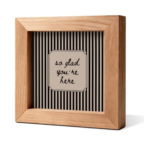 So Glad You're Here Wooden Sign, Farmhouse Entryway Home Decor - color: So Glad36