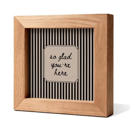 So Glad You're Here Wooden Sign, Farmhouse Entryway Home Decor - color: So Glad36