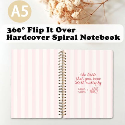 Christian Spiral Notebook for Women,Jesus Feeds the 5000 Journal,A5 - color: Jesus Feeds the 5000
