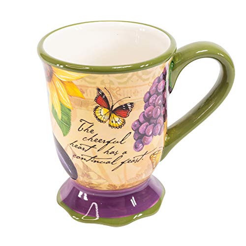 Divinity Boutique 23648 Ceramic Coffee Mug, Multicolor - color: Bella Vita