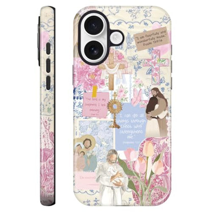 Kairos for iPhone 17 Case - Military Protection Bible Faith Collage Verse - color: hugbible, size: iPhone 17(6.3,2025)