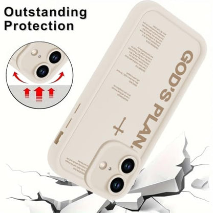God's Plan Isaiah 60:22 Bible Verse Jesus Cross Christian White Phone Case for iPhone 17e/iPhone 16e Case Shockproof Soft Protective Cover Funda for iPhone 17e/iPhone 16e 6.1 Inch - color: White
