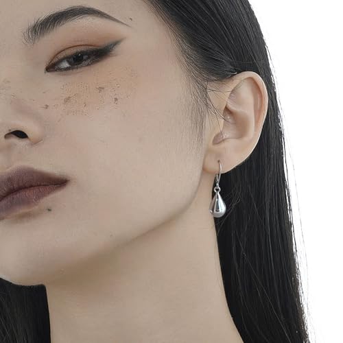 14K Gold Earring Cross Waterdrop Butterfly Heart Knot Earrings for Women Gold Silver Cross Leverback Drop Gold Silver Teardrop Hoop Dangle Earring White Gold Dangle Drop Earring - color: Silver-Waterdrop Leverback Dangle Earring
