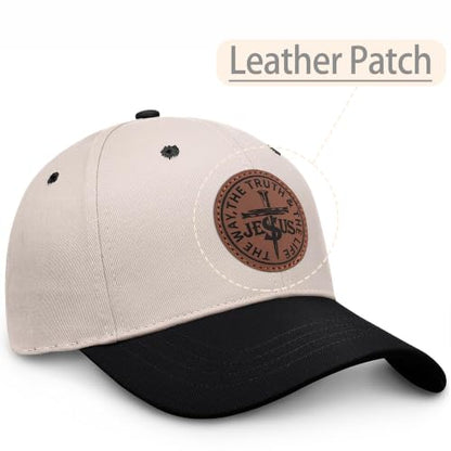 Christian Hats for Men Women Religious Gifts - color: Jesus- Beige