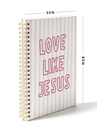 Christian Jesus Notebook Journal,Christian Gifts for Women(Pink) - color: LOVE LIKE JESUS-pink
